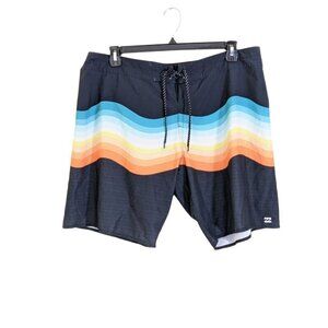 Billabong Mens 40 Board Shorts Rainbow Stripe Recycler T Street Airlite Swim